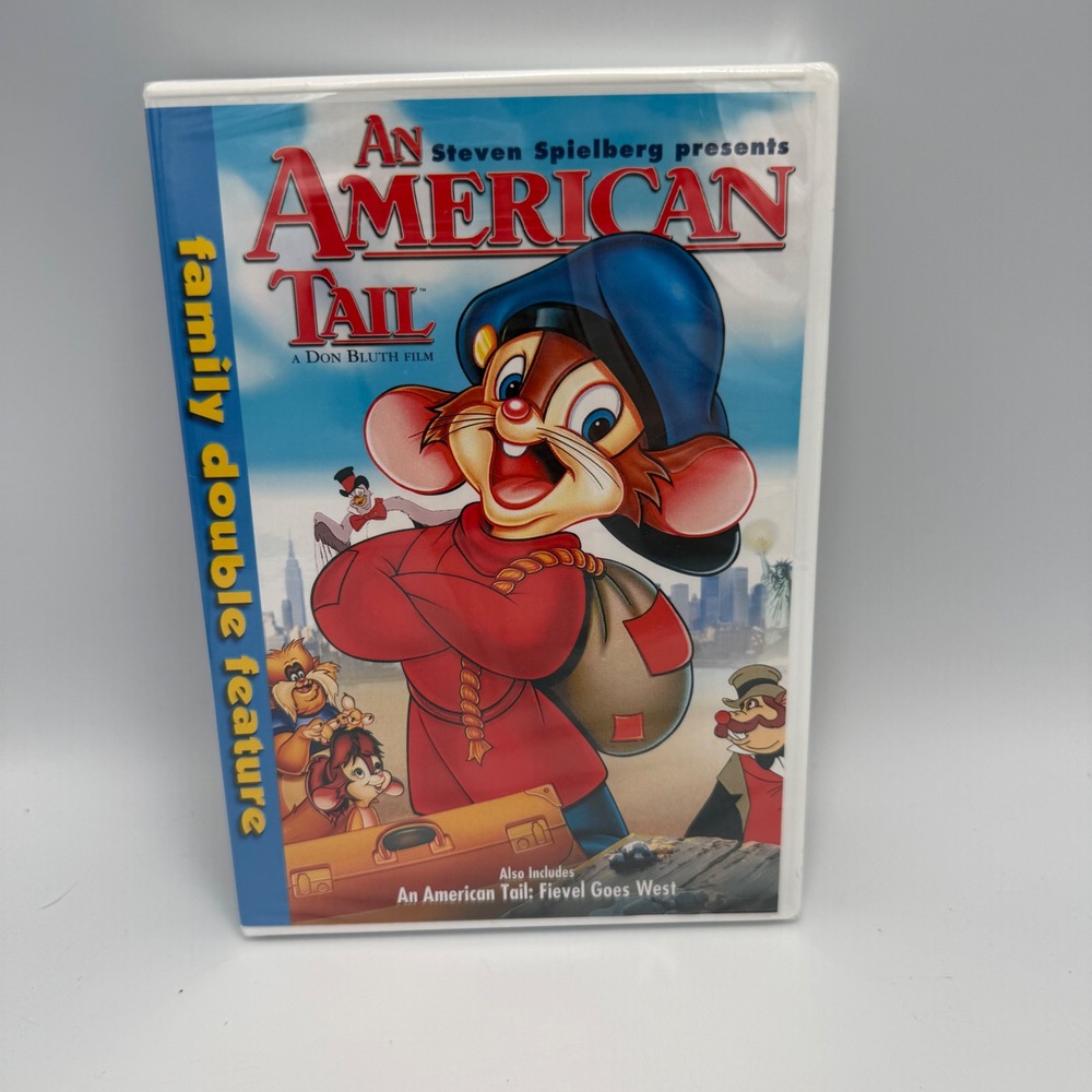 An American Tail Family Double Feature DVD Fievel Goes West Don Bluth Spielberg